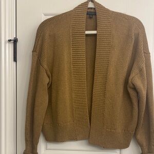 Cozy Camel Knit Cardigan